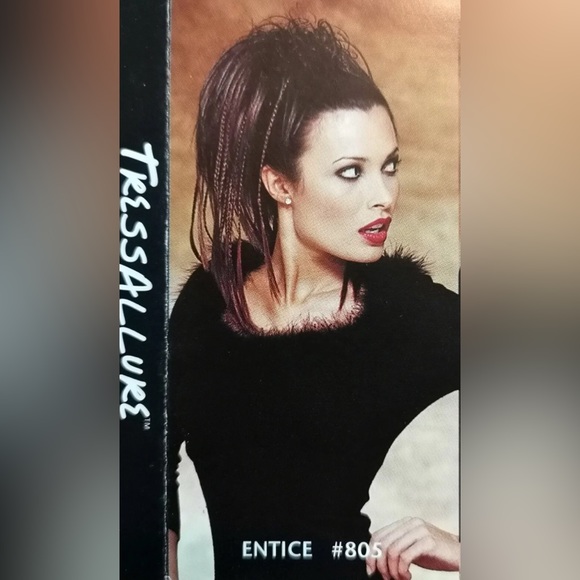 Entice by TressAllure Light Brown, 14 Inch Hair Piece, Braids Clip on - Picture 4 of 16